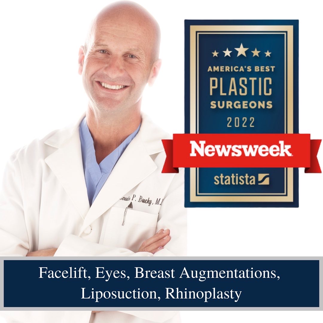 Dr. Bucky earned a ranking in Newsweek's Best Plastic Surgeons 
award for 2022
