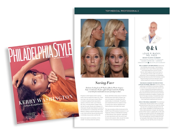 Dr. Bucky Featured in the May 2022 Issue of Philadelphia Style
